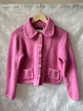 Lyserød cardigan