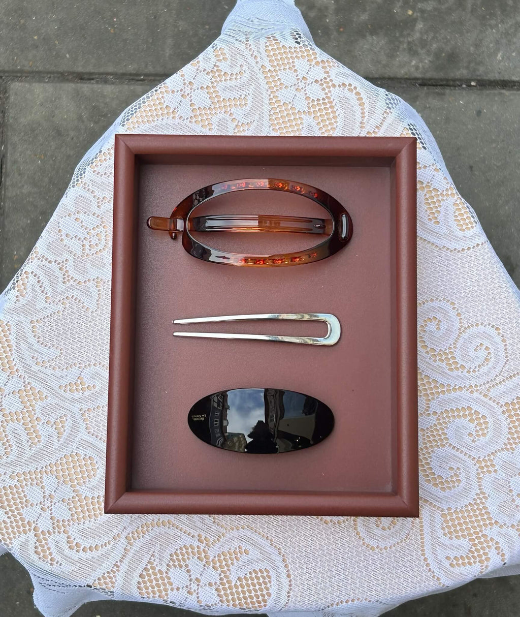 Barrette Hårklemme Sort