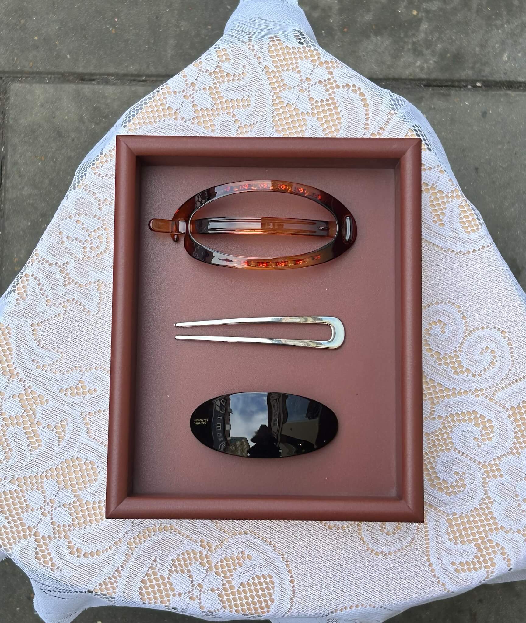 Barrette Hårklemme Sort