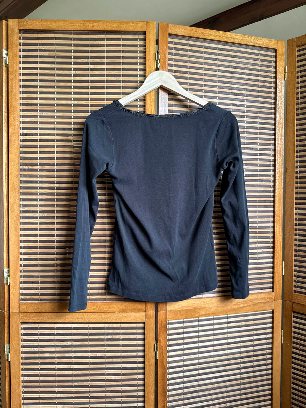 Langærmet bluse