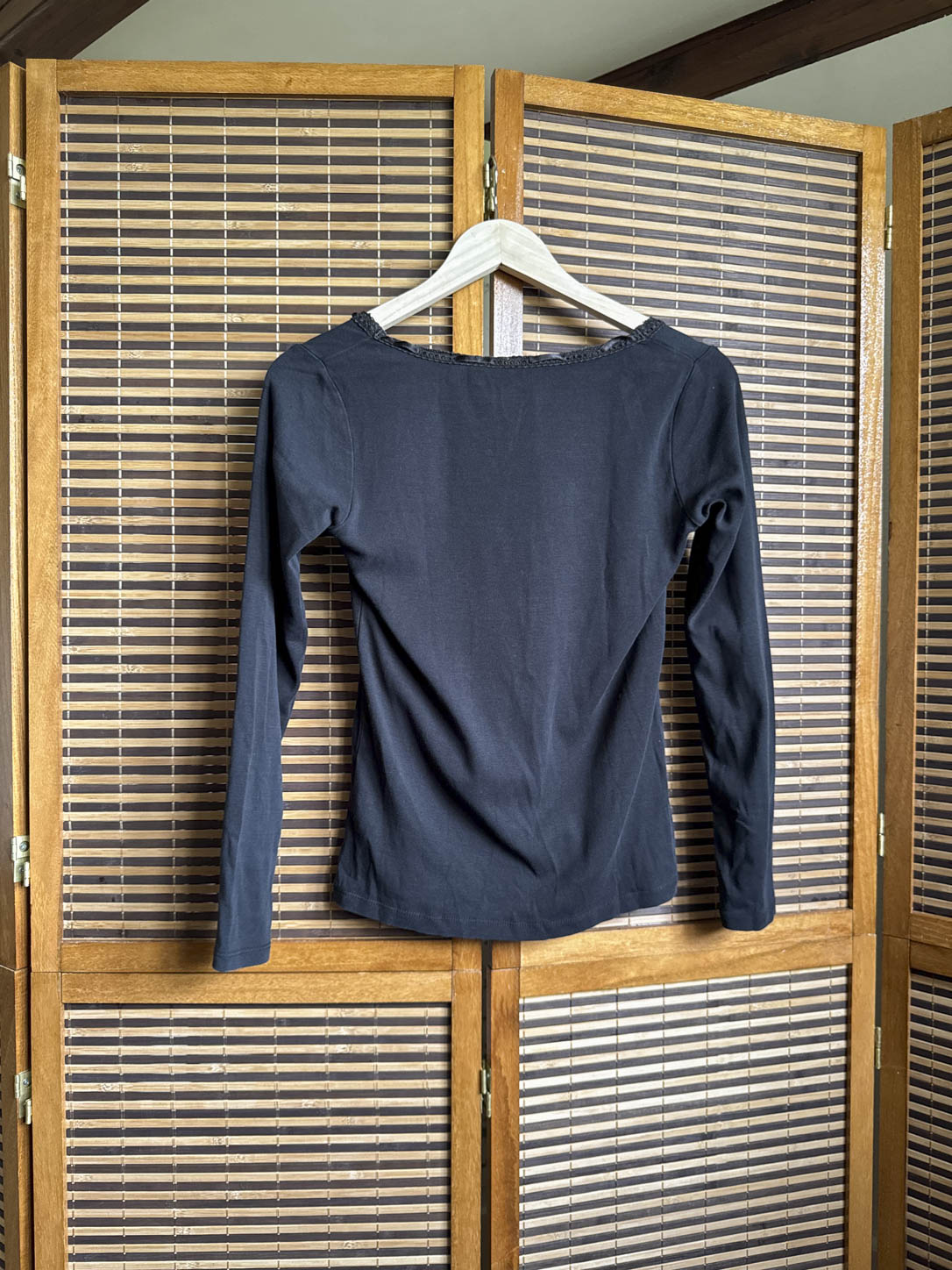 Langærmet bluse
