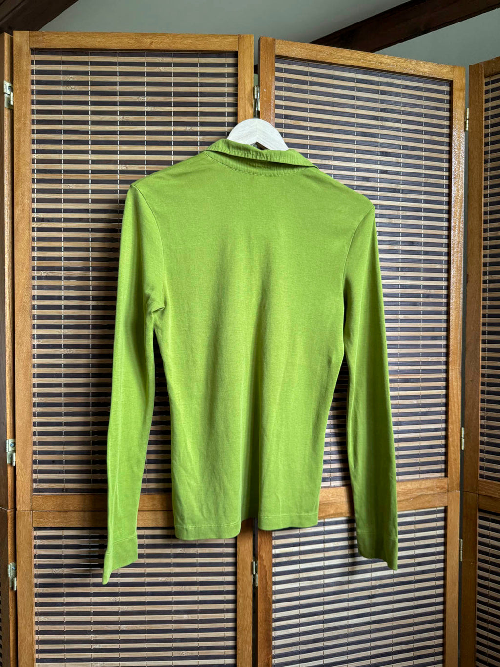 Langærmet polotrøje