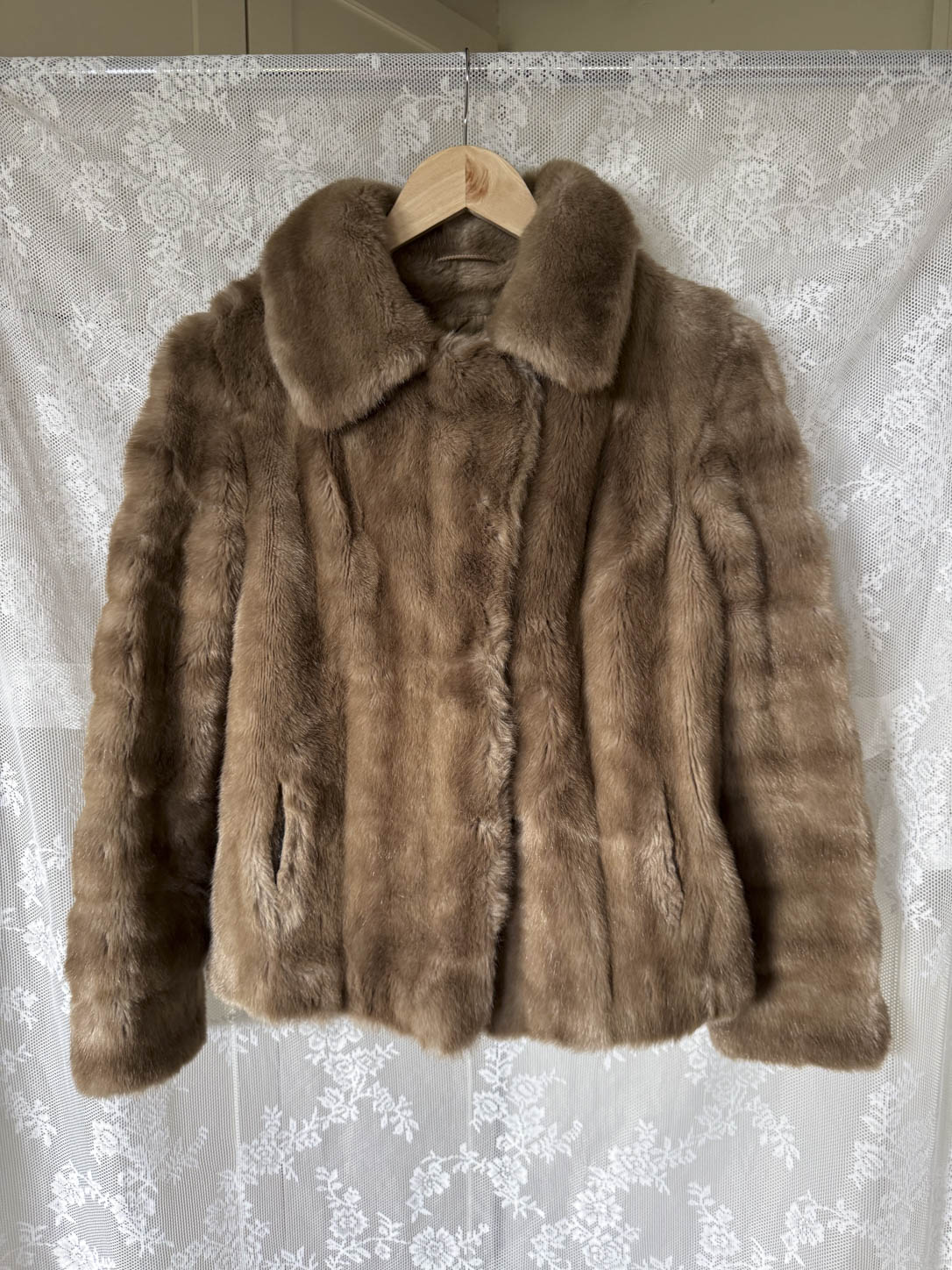 Kort Faux Fur Jakke