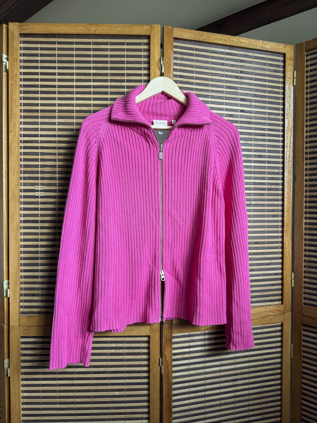 Zip-up striktrøje