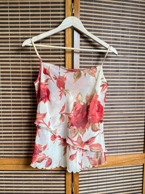 Blomstret Top