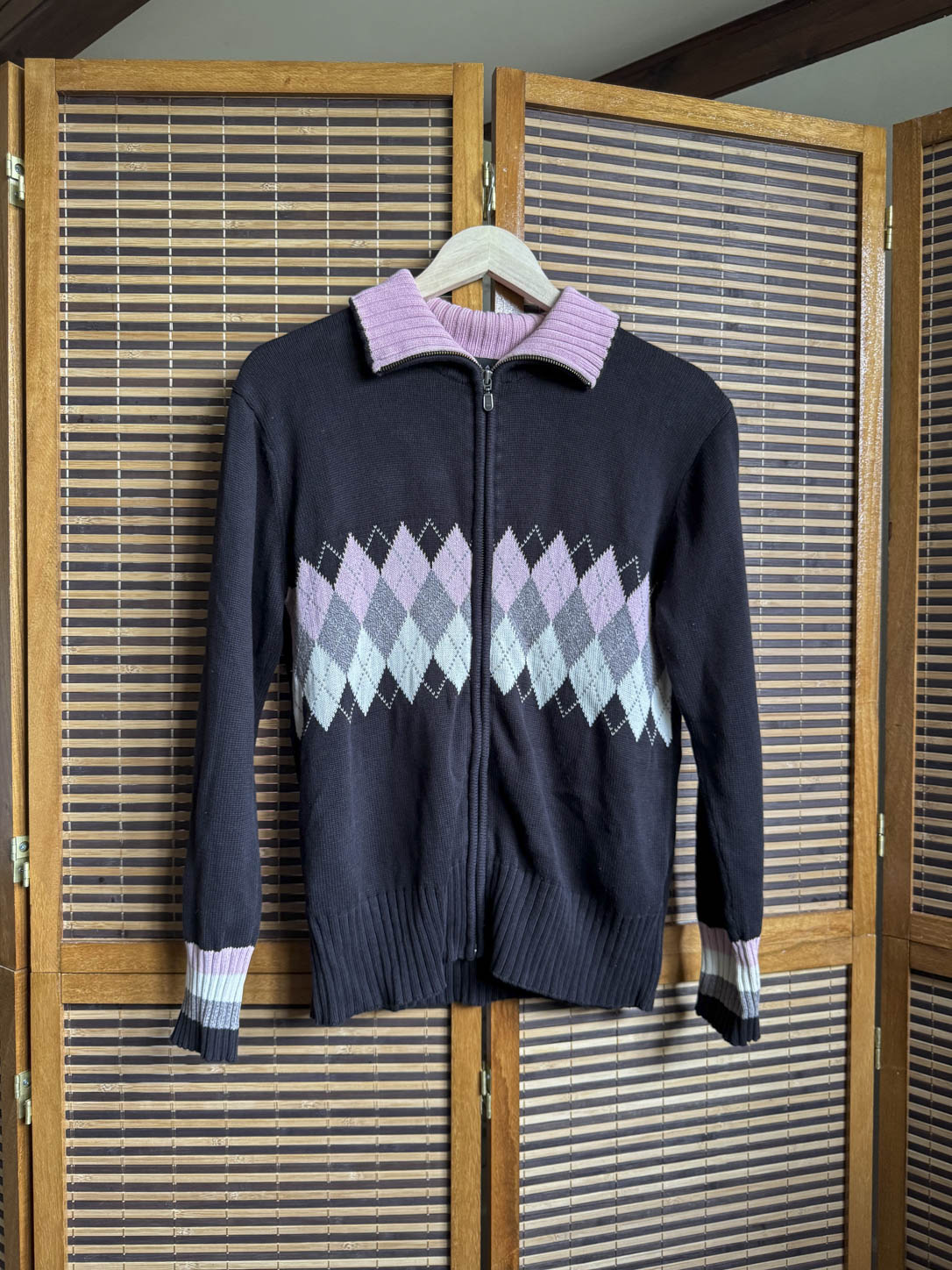 Zip-up striktrøje