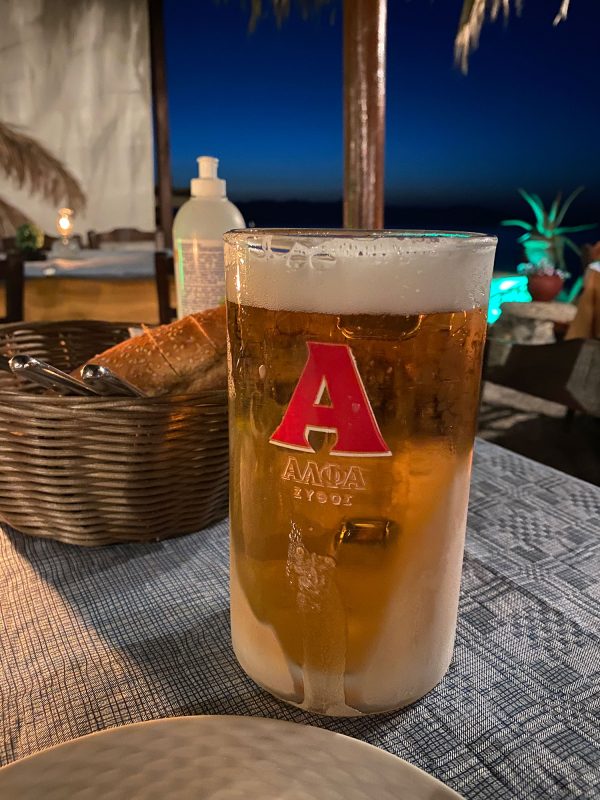 Rejseguide til kreta, Alfa draft beer